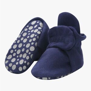 Zutano Navy Blue Baby Booties